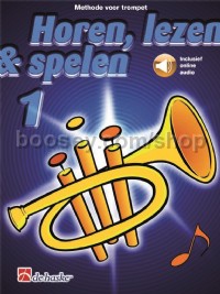 Horen, lezen & spelen 1 trompet (Book & Online Audio)